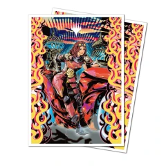 Magic the Gathering CCG: Aetherdrift 105ct Apex Deck Protector sleeves Variant Art Chandra